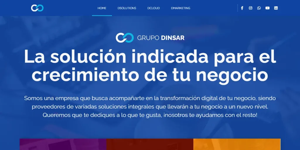 Web institucional – Grupo Dinsar (1)