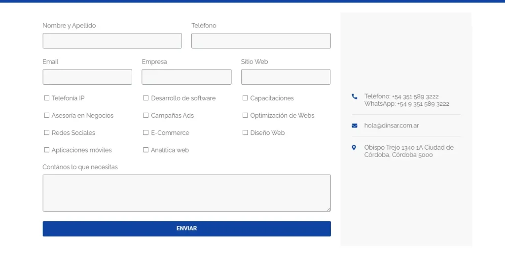 Web institucional – Grupo Dinsar (6)