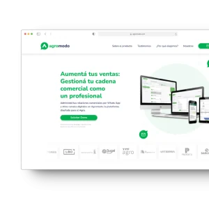 Agromodo – Maquetación Web – Mockup