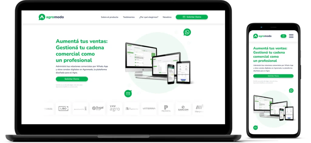 Agromodo - Mockup