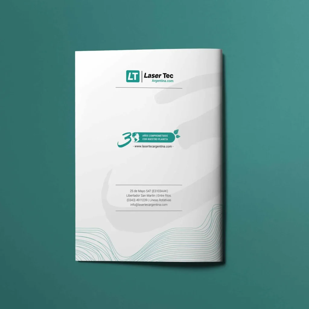 Carpeta empresarial (Dorso) - Laser Tec