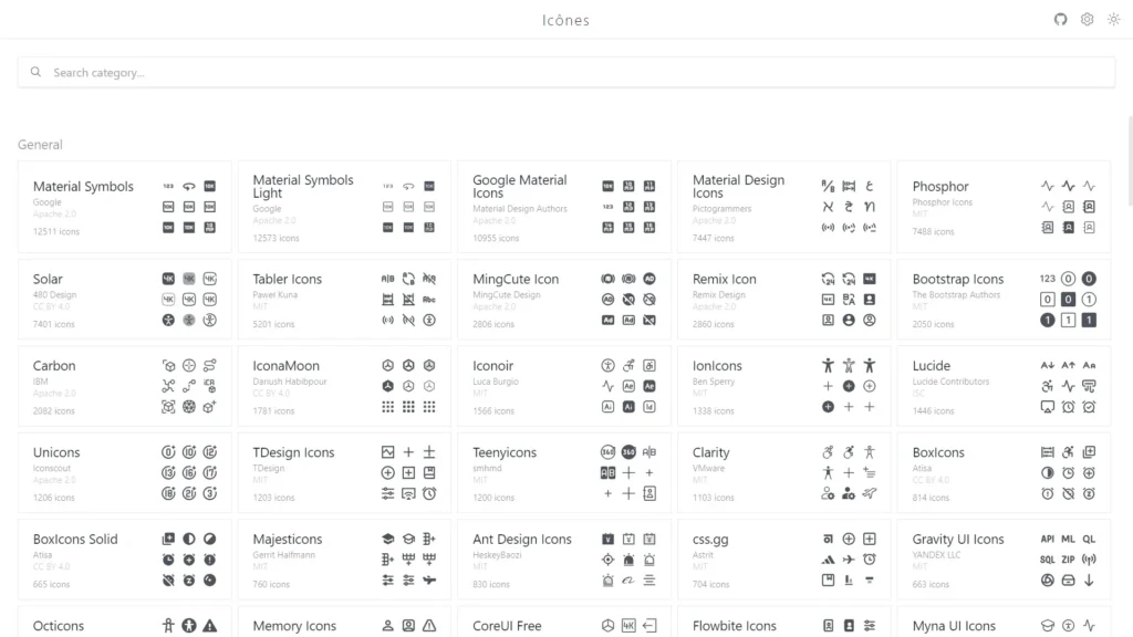Icônes Screenshot