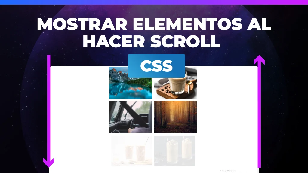 Mostrar elementos al hacer scroll
