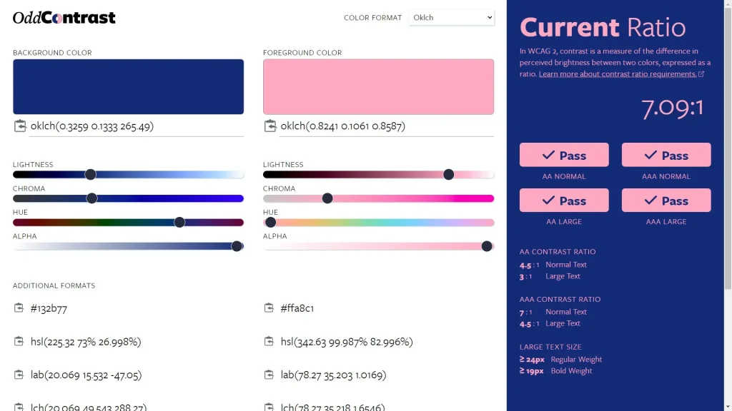OddContrast Screenshot