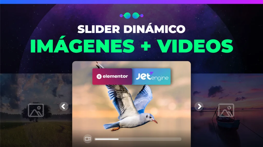 Slider dinámico con imágenes y videos
